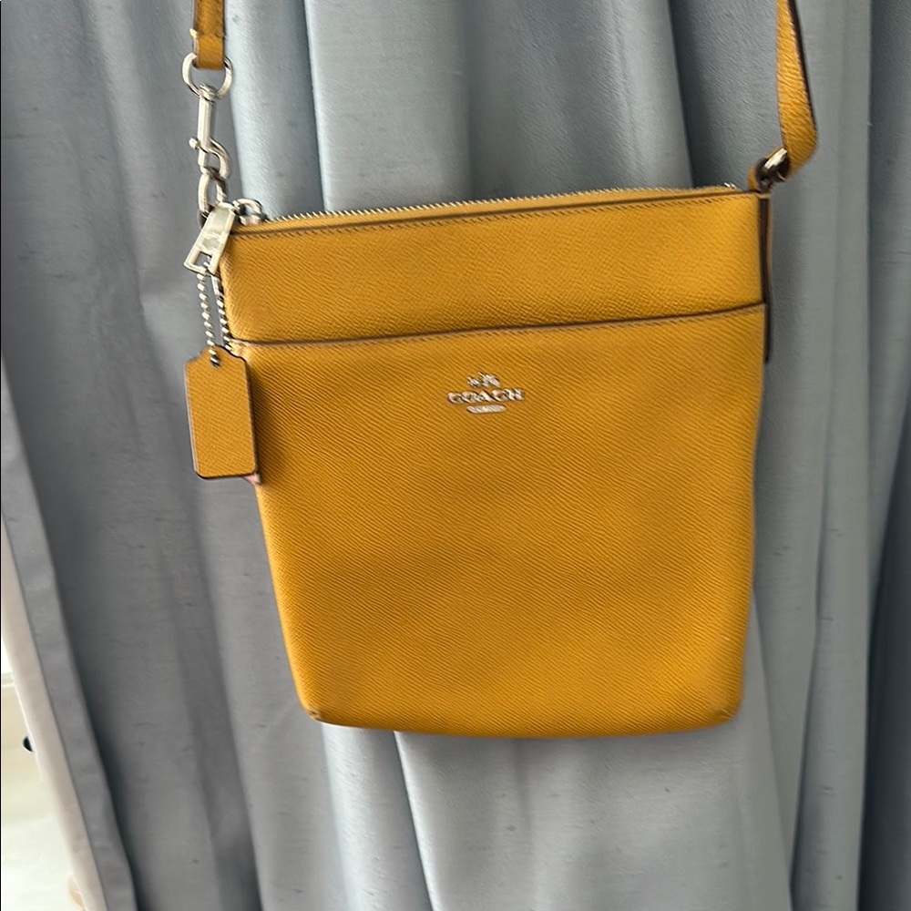 Coach Yellow Crossbody Bag